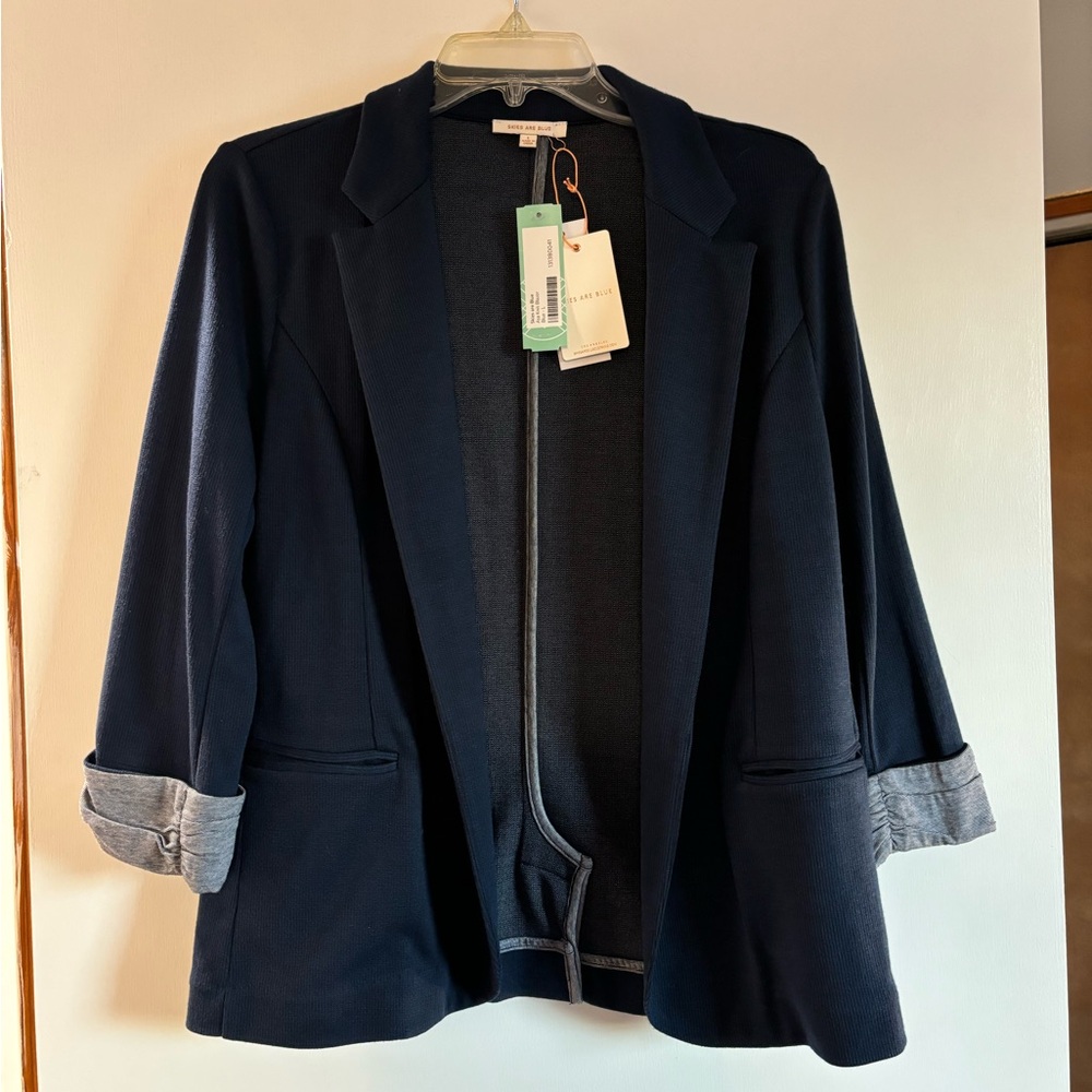 Skies Are Blue Womens Blazer L NWT